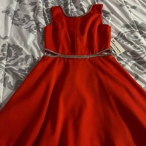 Macy’s Red Cut Out Dress